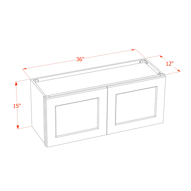 Trenton Fairy Green - Standard Wall - 2 Door - 36"W x 15"H x 12"D